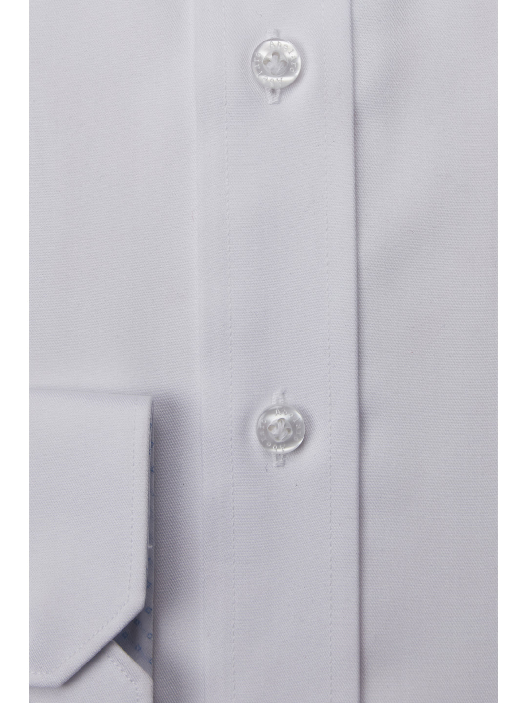 Abelard super non iron twill classic fit white
