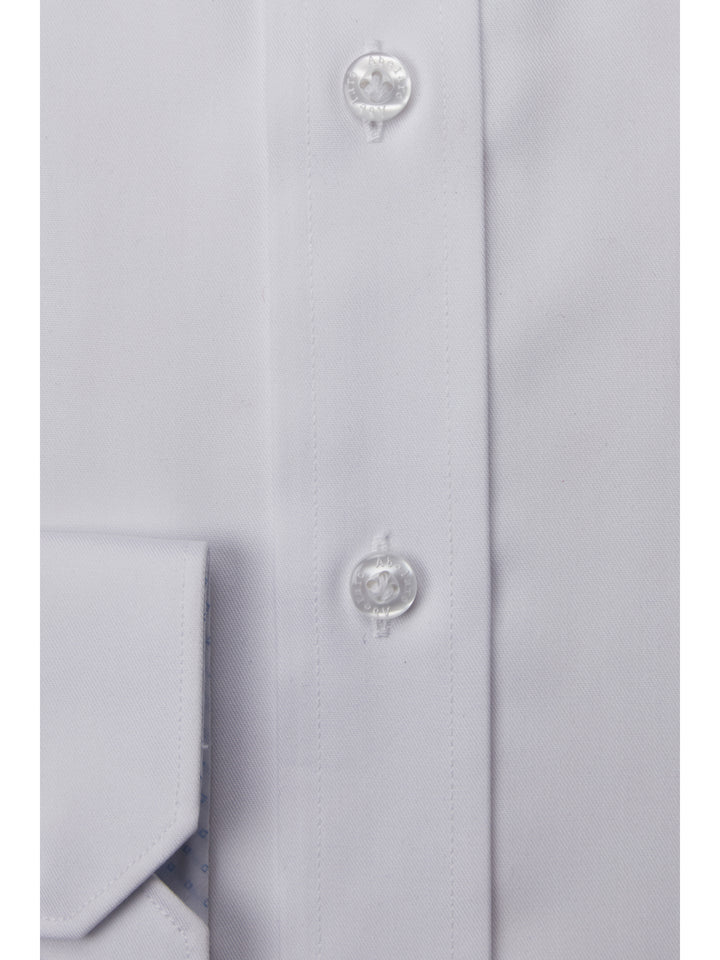 Abelard super non iron twill classic fit white