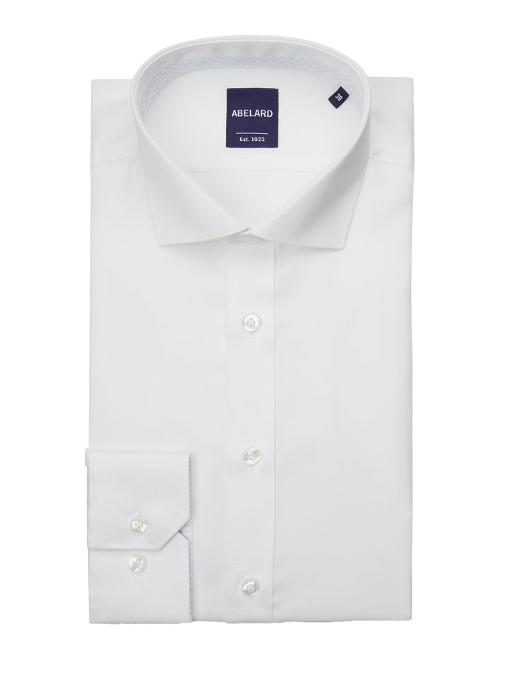 Abelard super non iron twill slim fit white
