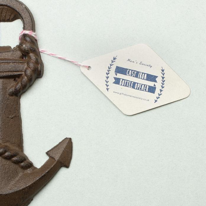 MENS SOCIETY ANCHOR BOTTLE OPENER