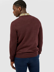 BEN SHERMAN SIGNATURE KNITTED CREW NECK