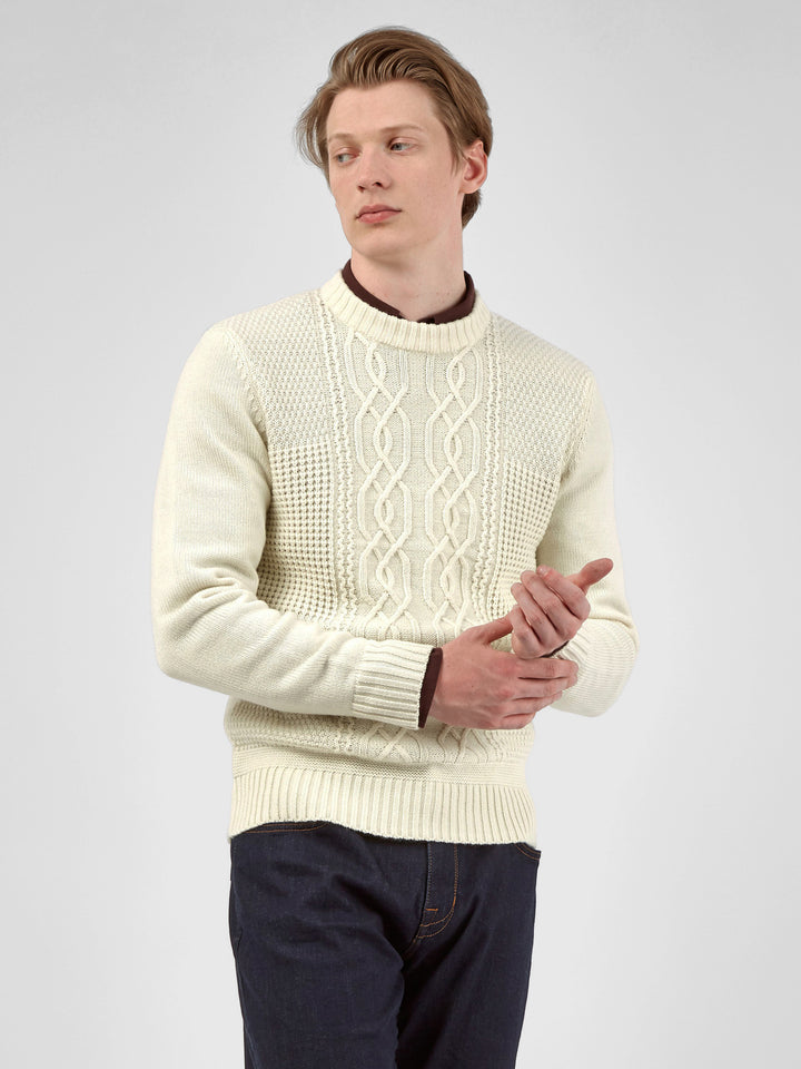 BEN SHERMAN CABLE CREW KNIT