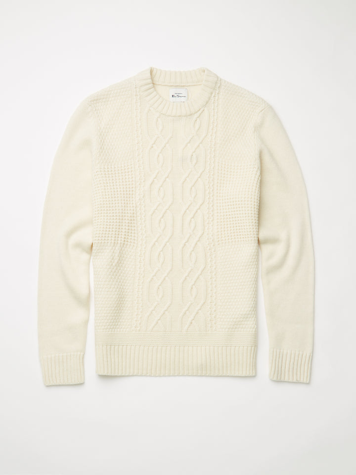 BEN SHERMAN CABLE CREW KNIT