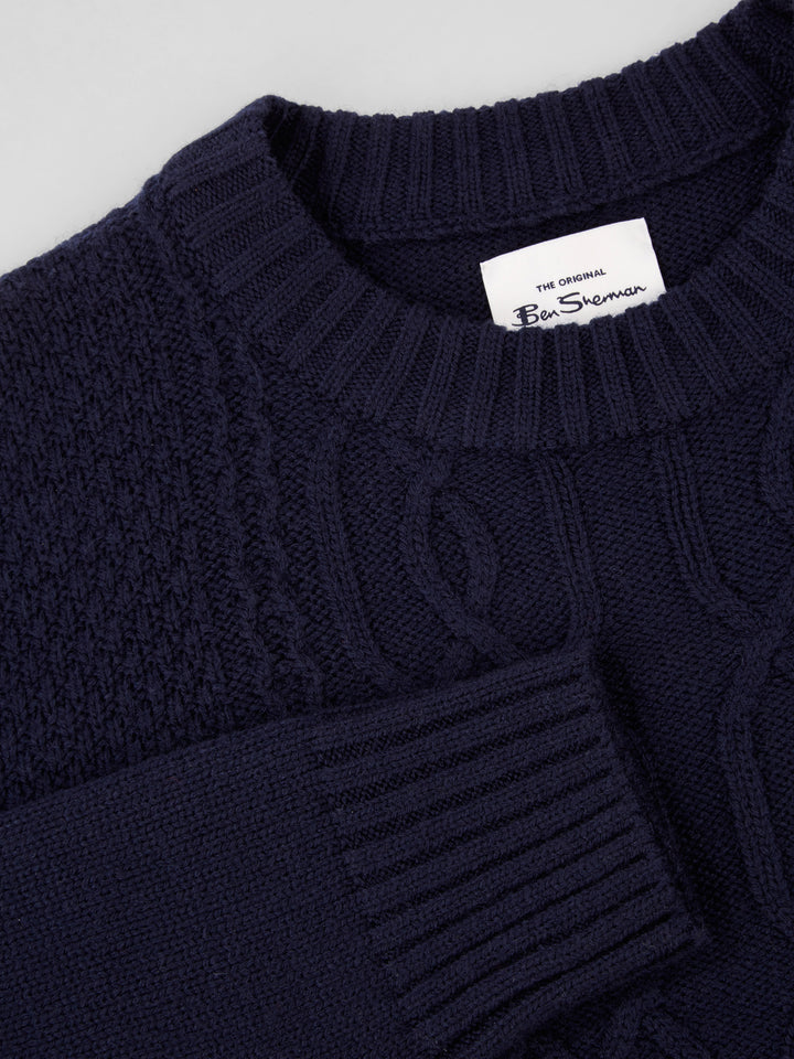 BEN SHERMAN CABLE CREW KNIT