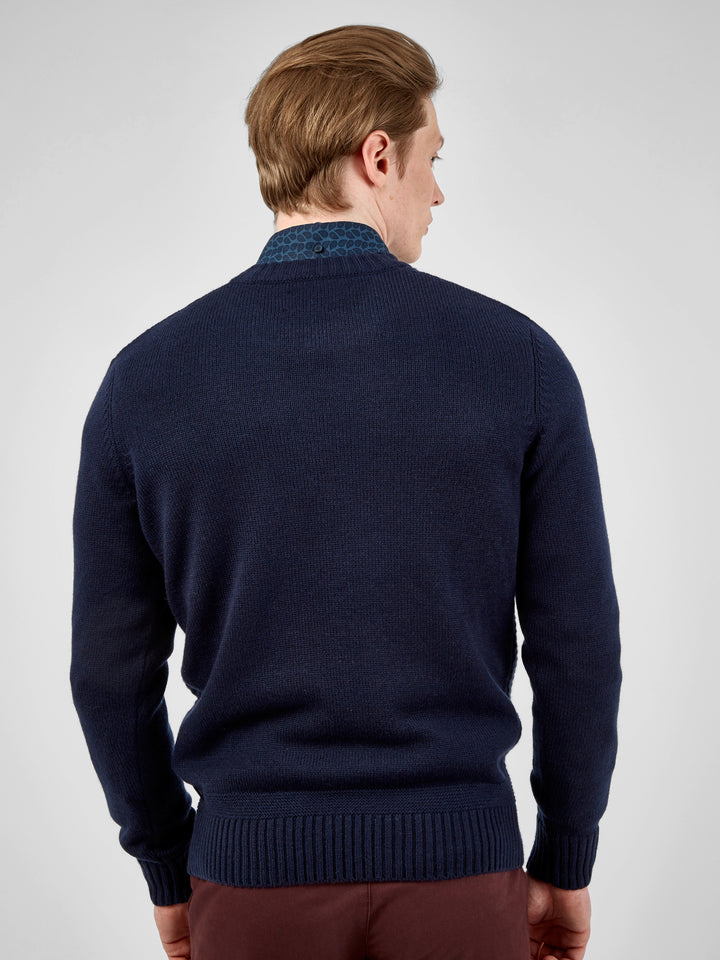 BEN SHERMAN CABLE CREW KNIT