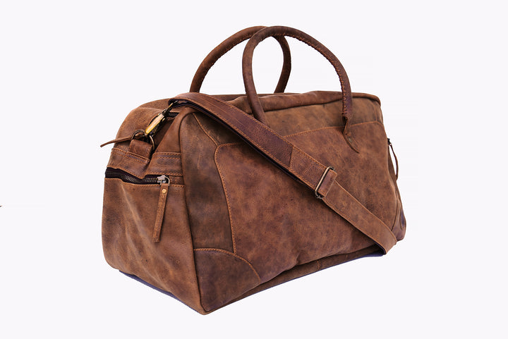 Indepal Leather Classic Duffle Bag Dusty Antique