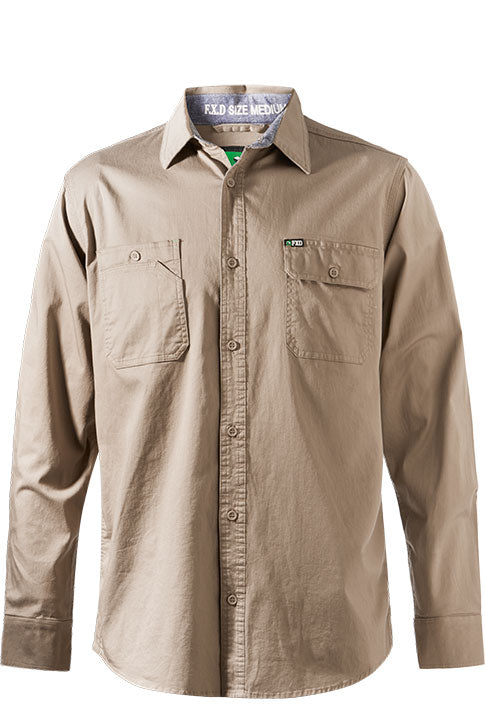 FXD LSH1 LONG SLEEVE SHIRT KHAKI
