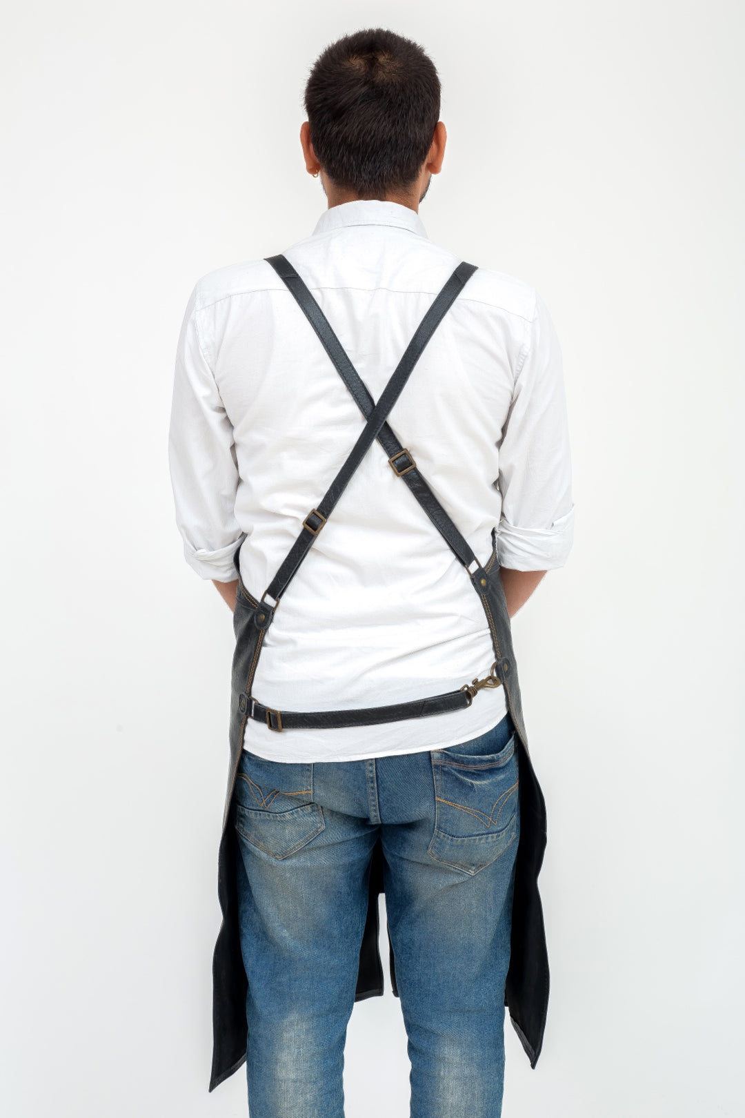 INDEPAL OLIVER LEATHER APRON