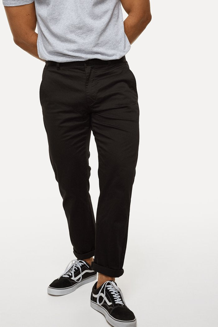 Industrie regular cuba chino pant black