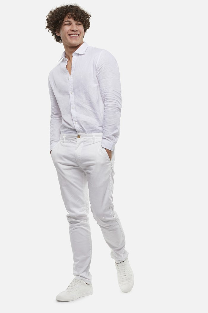 Industrie regular cuba chino pant white