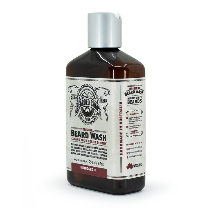 THE BEARDED CHAP RUGGED ORIGINAL BEARD WASH