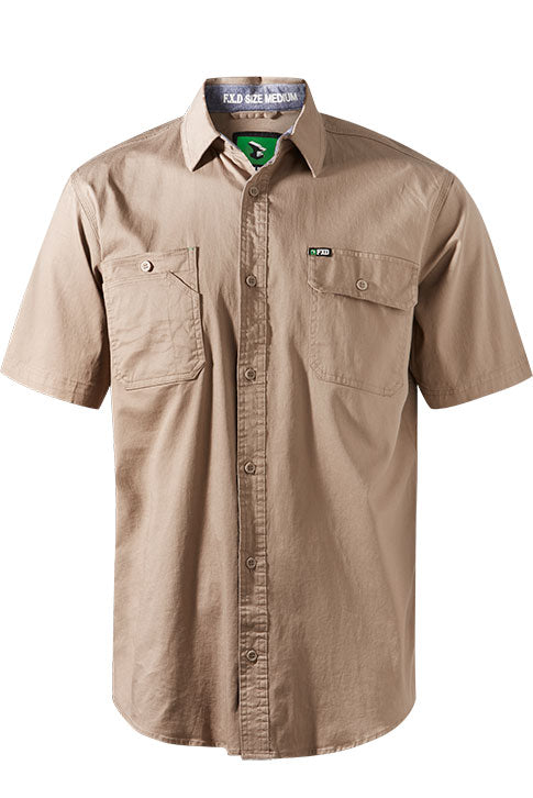 FXD SSH1 SHORT SLEEVE SHIRT KHAKI