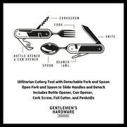 GENTLEMEN'S HARDWARE CAMPING CUTLERY TOOL