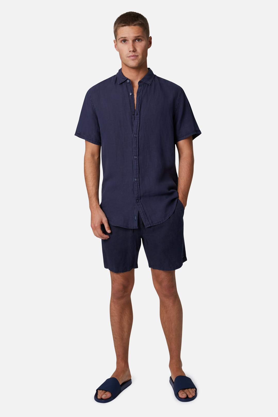 INDUSTRIE THE MARINA LINEN SHORT