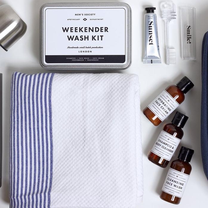 MEN'S SOCIETY WEEKENDER WASH KIT