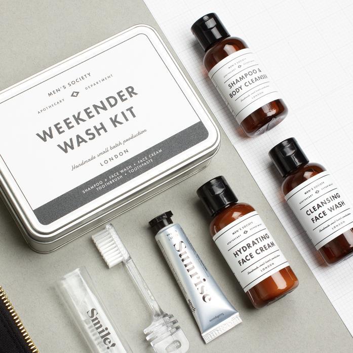 MEN'S SOCIETY WEEKENDER WASH KIT