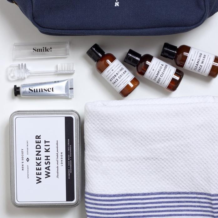 MEN'S SOCIETY WEEKENDER WASH KIT